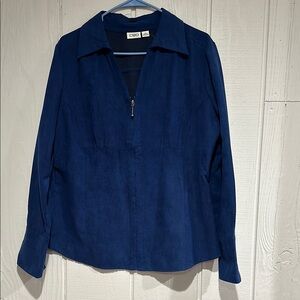 Cato Blue Zip-Up Jacket